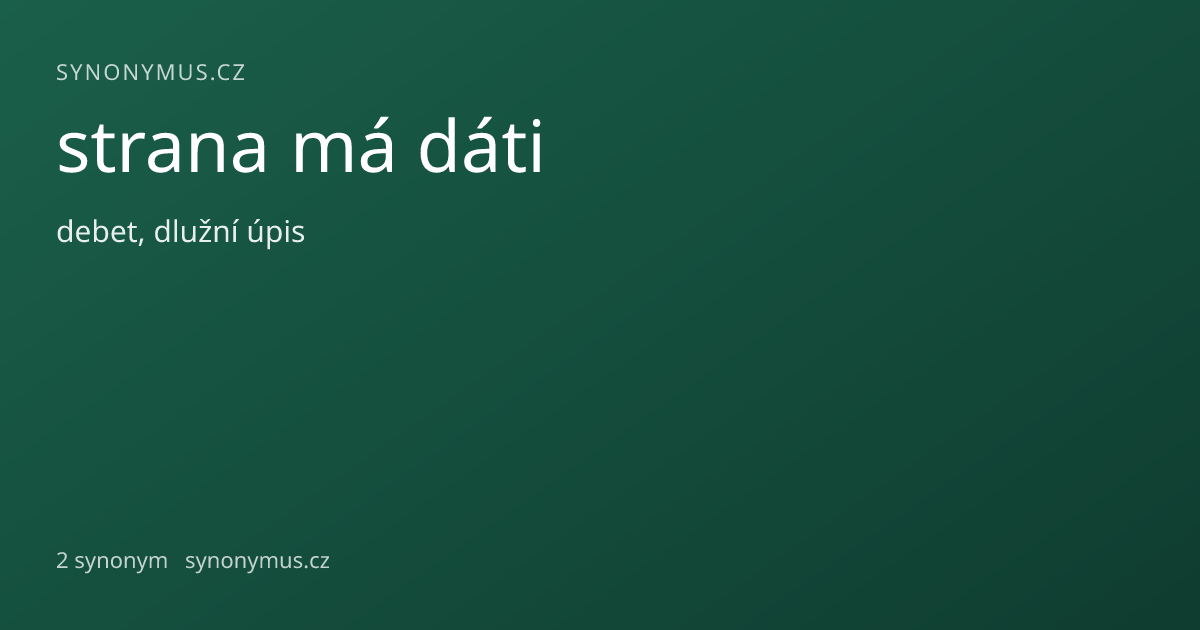 Náhled odkazu: strana má dáti
