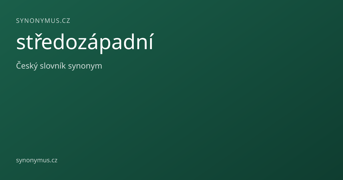 Náhled odkazu: středozápadní