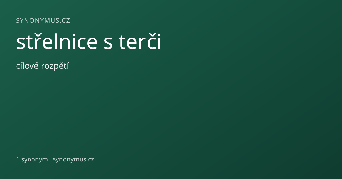 Náhled odkazu: střelnice s terči