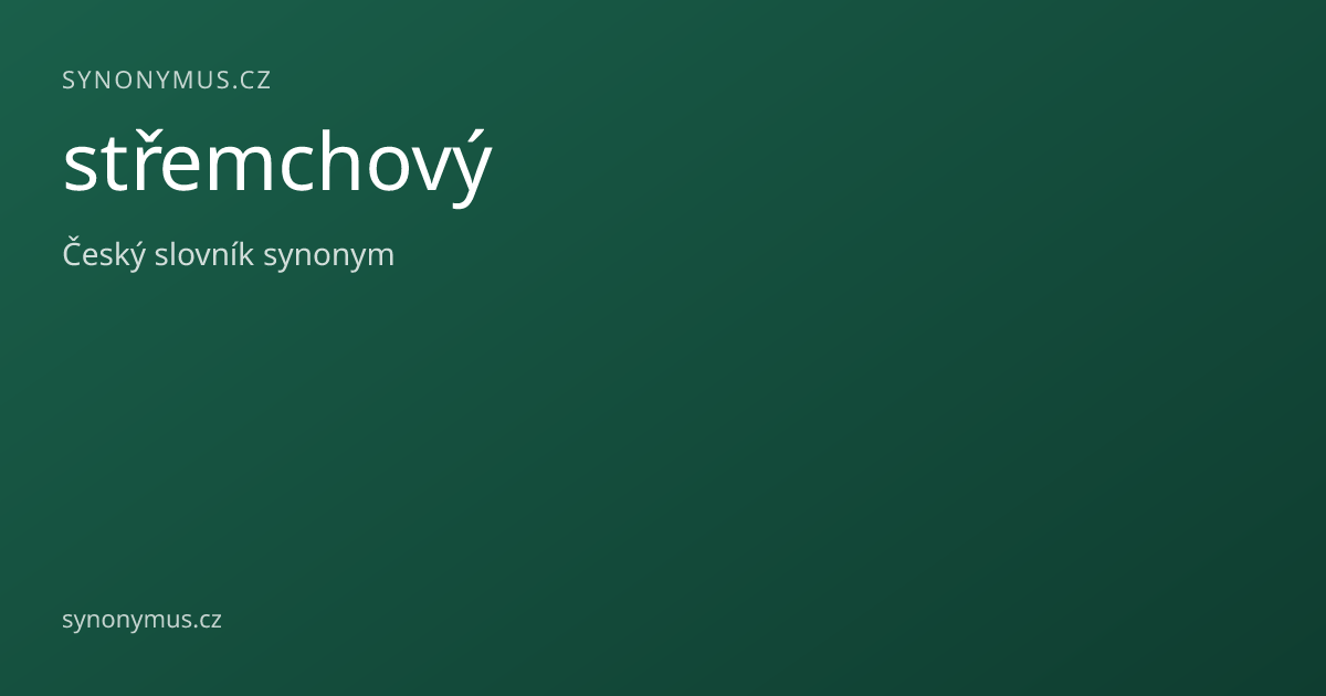 Náhled odkazu: střemchový