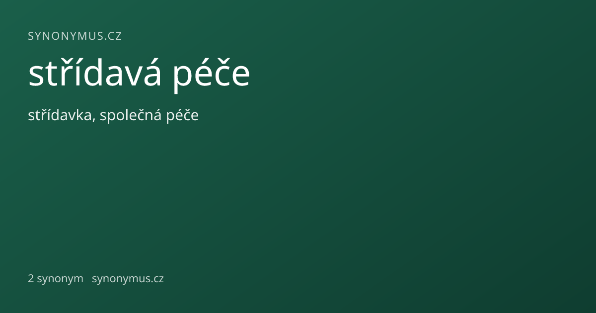 Náhled odkazu: střídavá péče