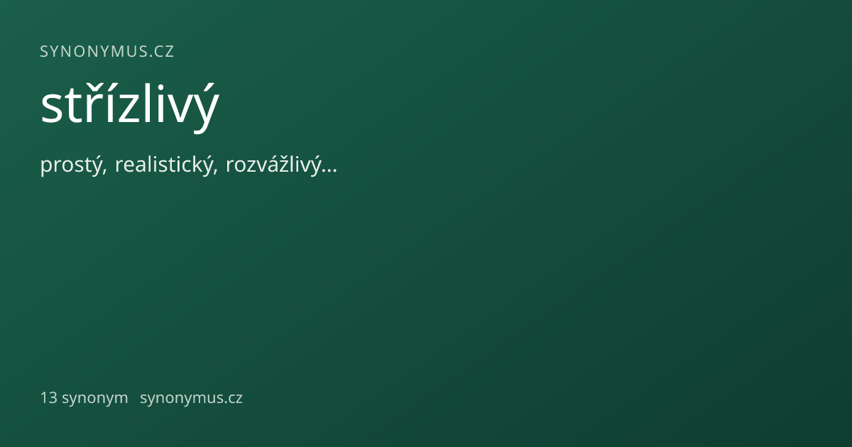 Náhled odkazu: střízlivý