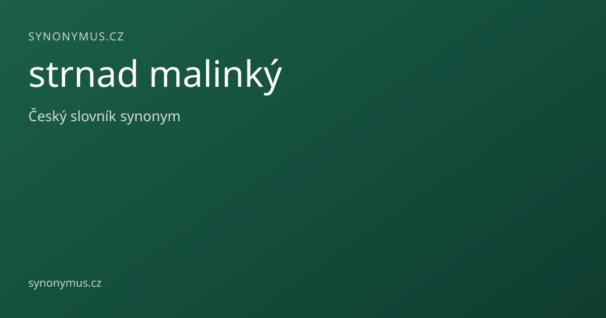 Náhled odkazu: strnad malinký