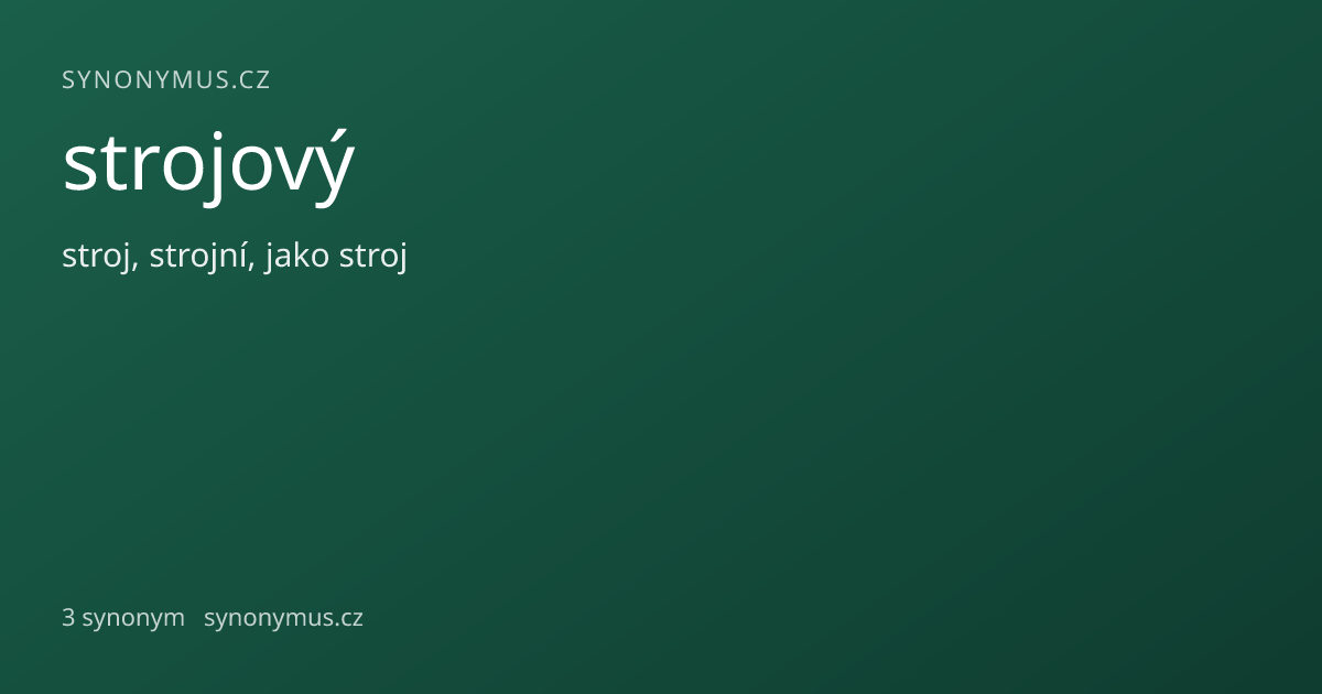 Náhled odkazu: strojový