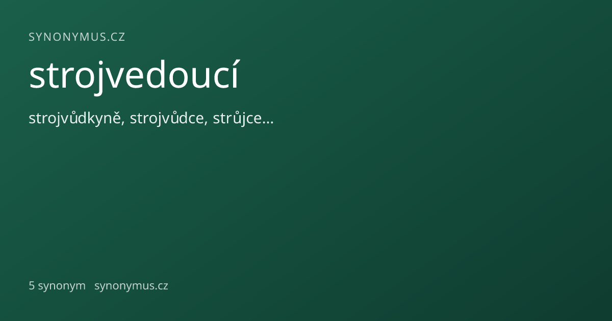Náhled odkazu: strojvedoucí
