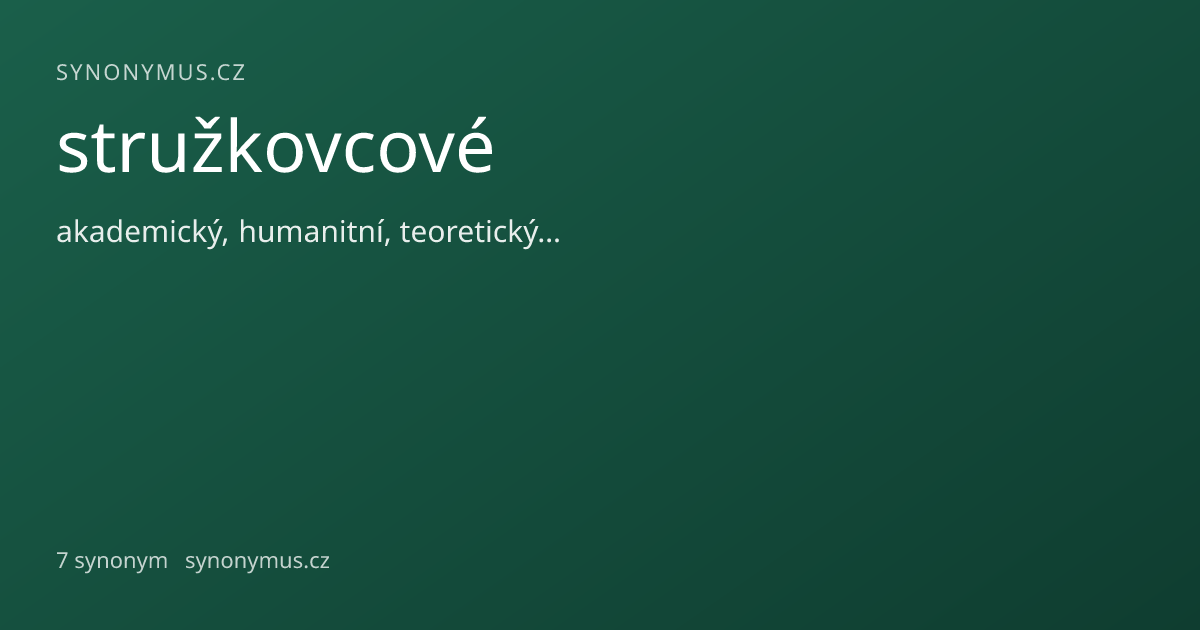 Náhled odkazu: stružkovcové