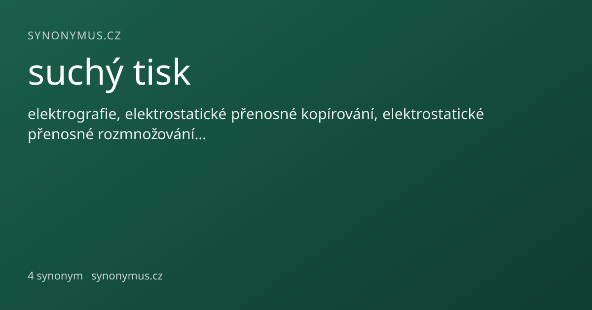 Náhled odkazu: suchý tisk