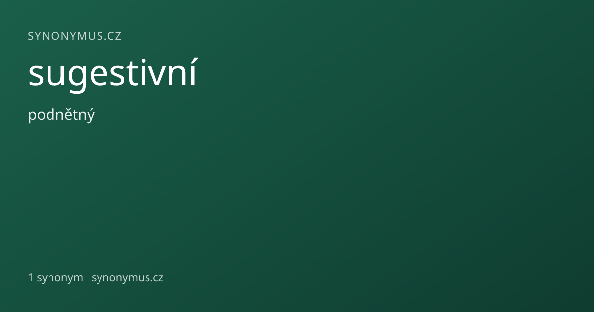 Náhled odkazu: sugestivní