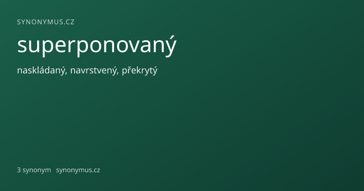 Náhled odkazu: superponovaný