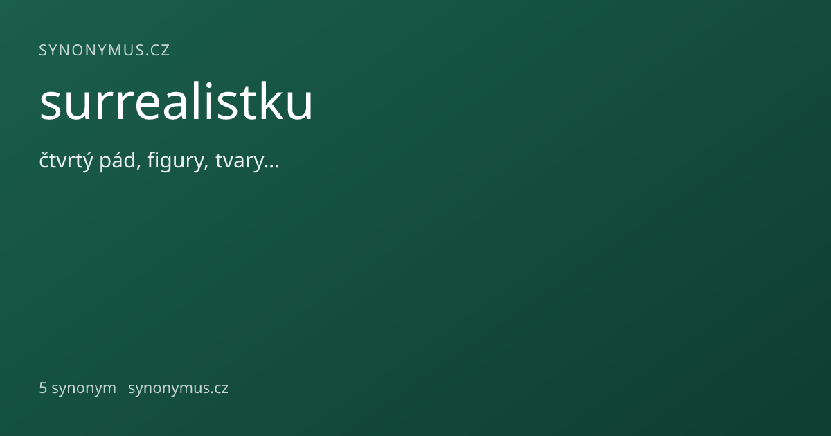 Náhled odkazu: surrealistku
