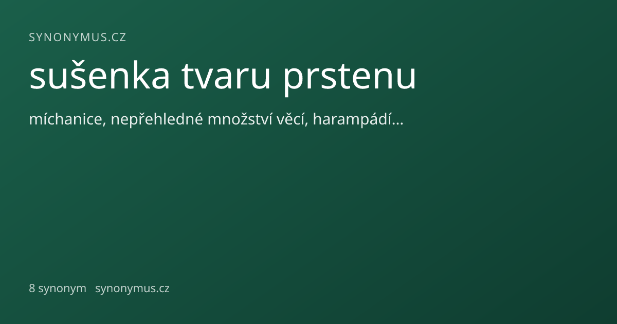 Náhled odkazu: sušenka tvaru prstenu