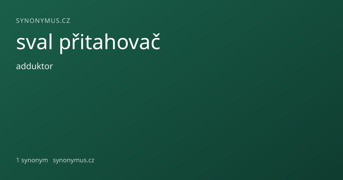 Náhled odkazu: sval přitahovač