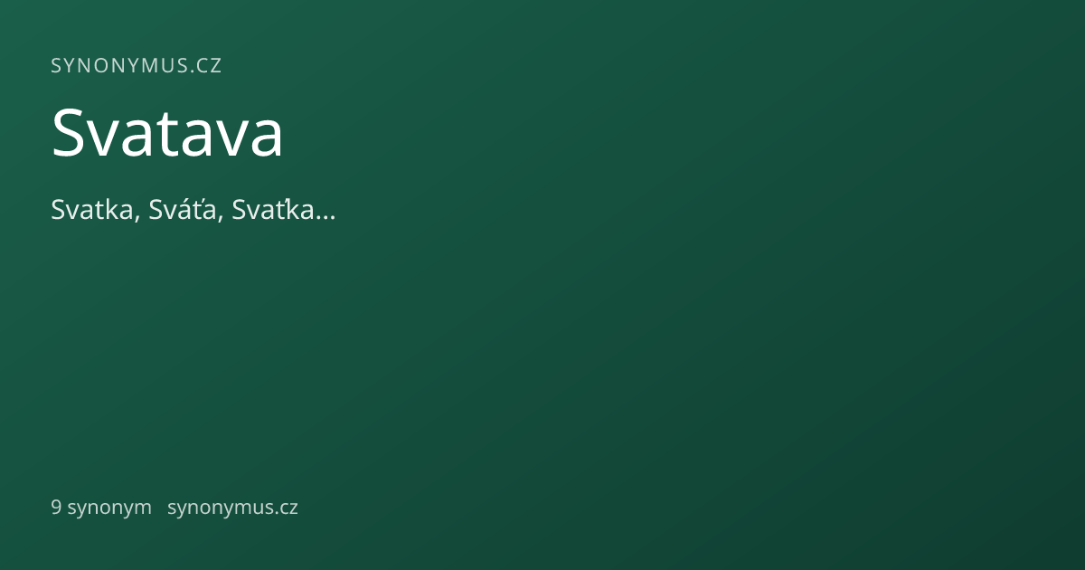 Náhled odkazu: Svatava