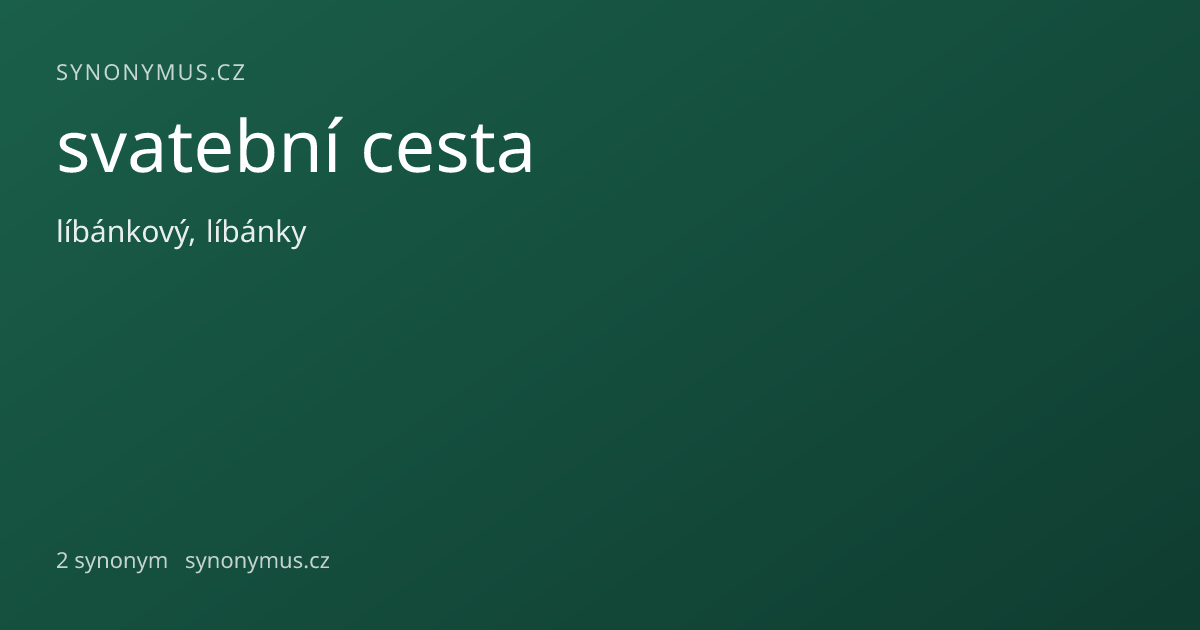 Náhled odkazu: svatební cesta
