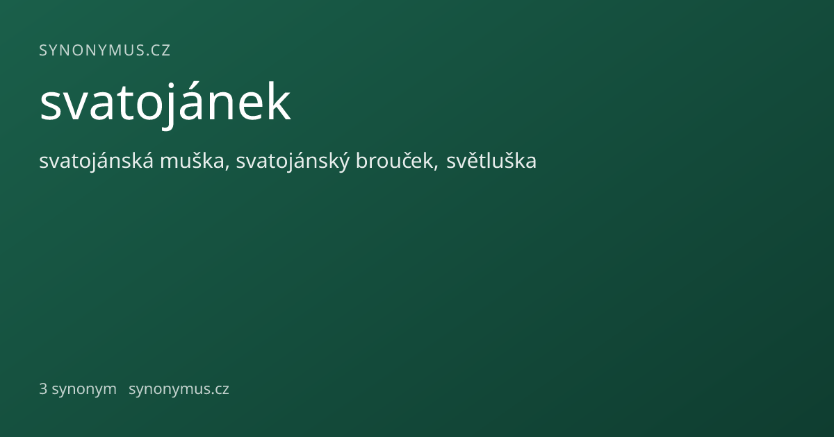 Náhled odkazu: svatojánek