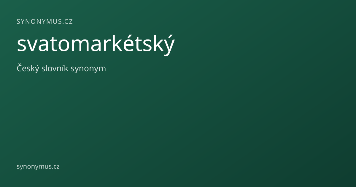 Náhled odkazu: svatomarkétský
