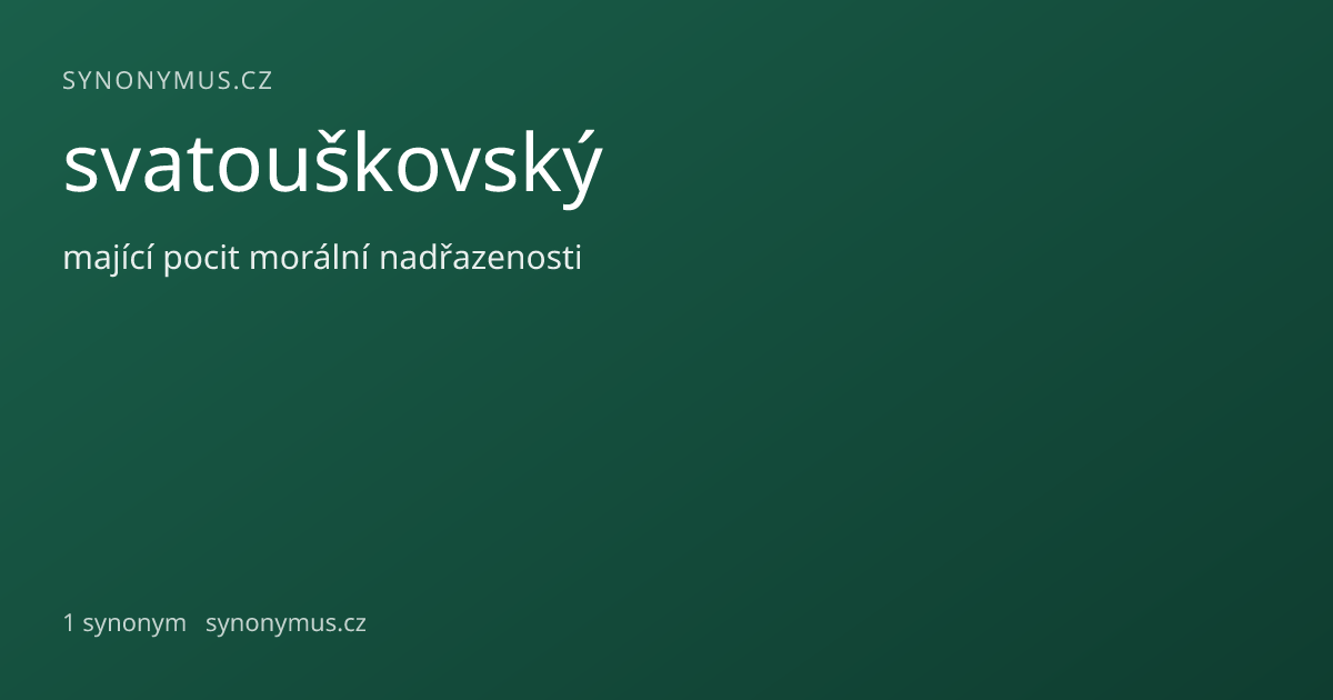 Náhled odkazu: svatouškovský