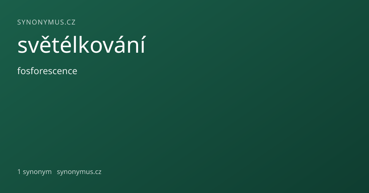 Náhled odkazu: světélkování