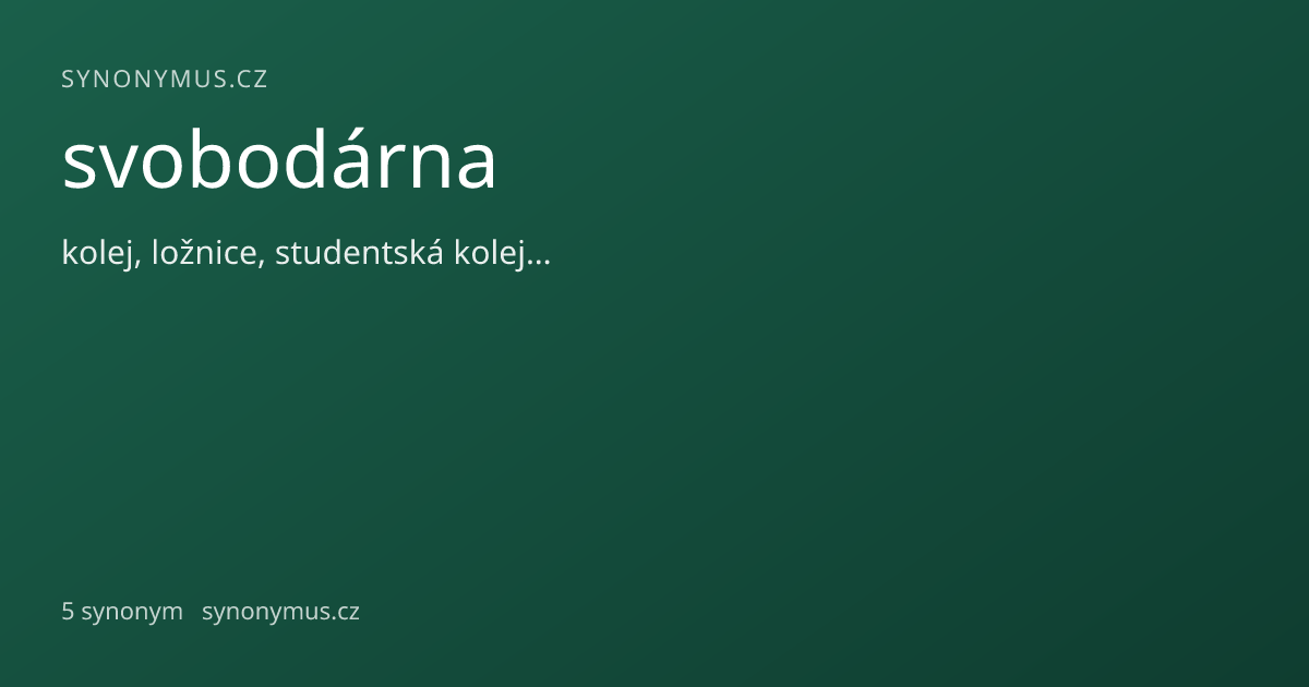 Náhled odkazu: svobodárna