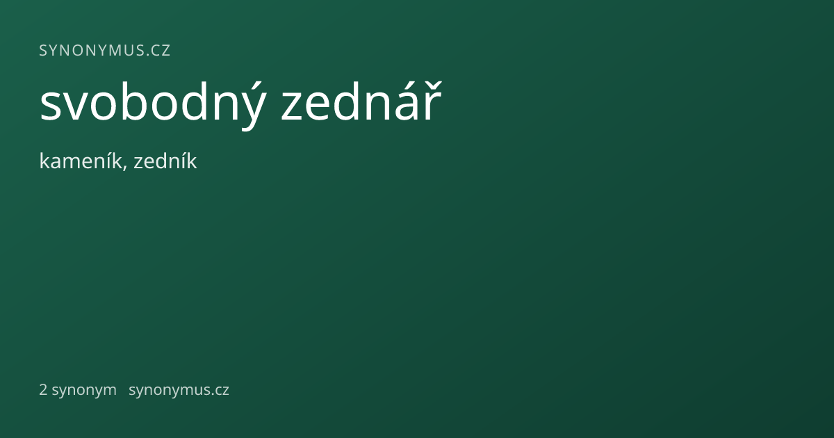 Náhled odkazu: svobodný zednář