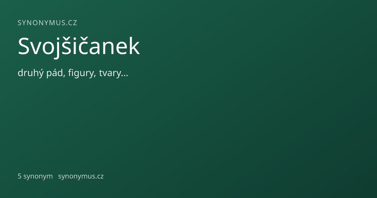 Náhled odkazu: Svojšičanek