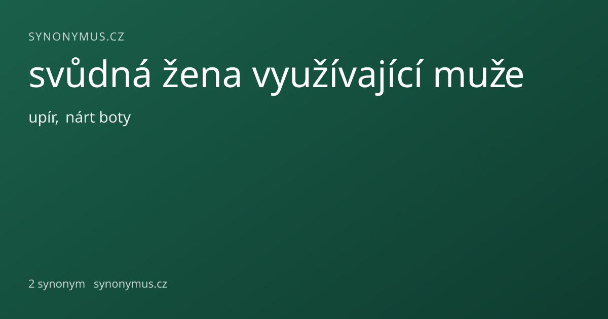 Náhled odkazu: svůdná žena využívající muže