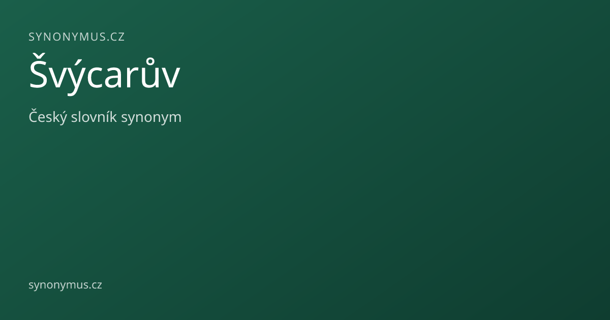 Náhled odkazu: Švýcarův