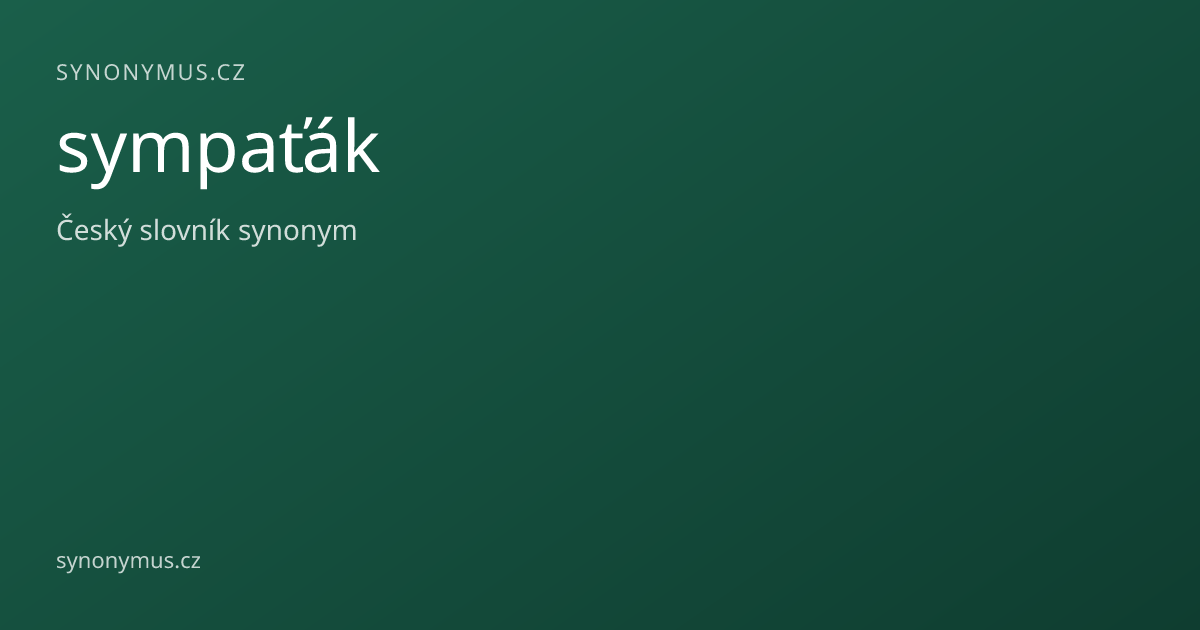 Náhled odkazu: sympaťák