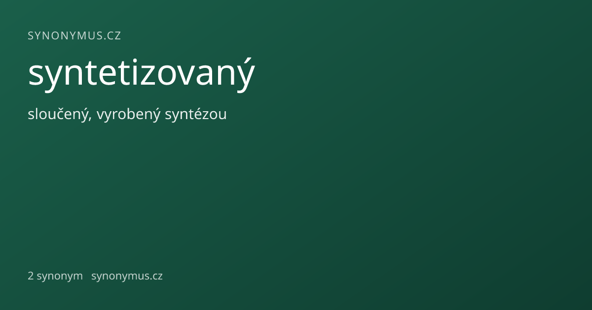 Náhled odkazu: syntetizovaný