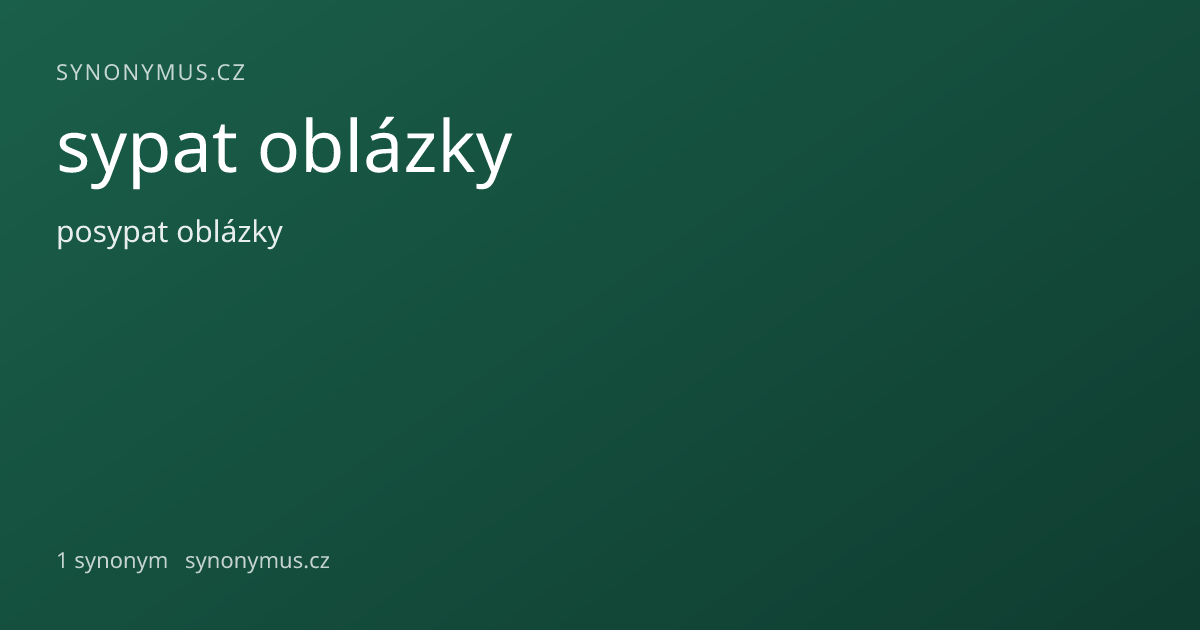 Náhled odkazu: sypat oblázky