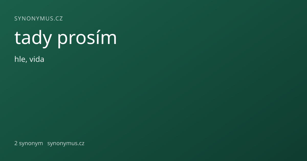Náhled odkazu: tady prosím