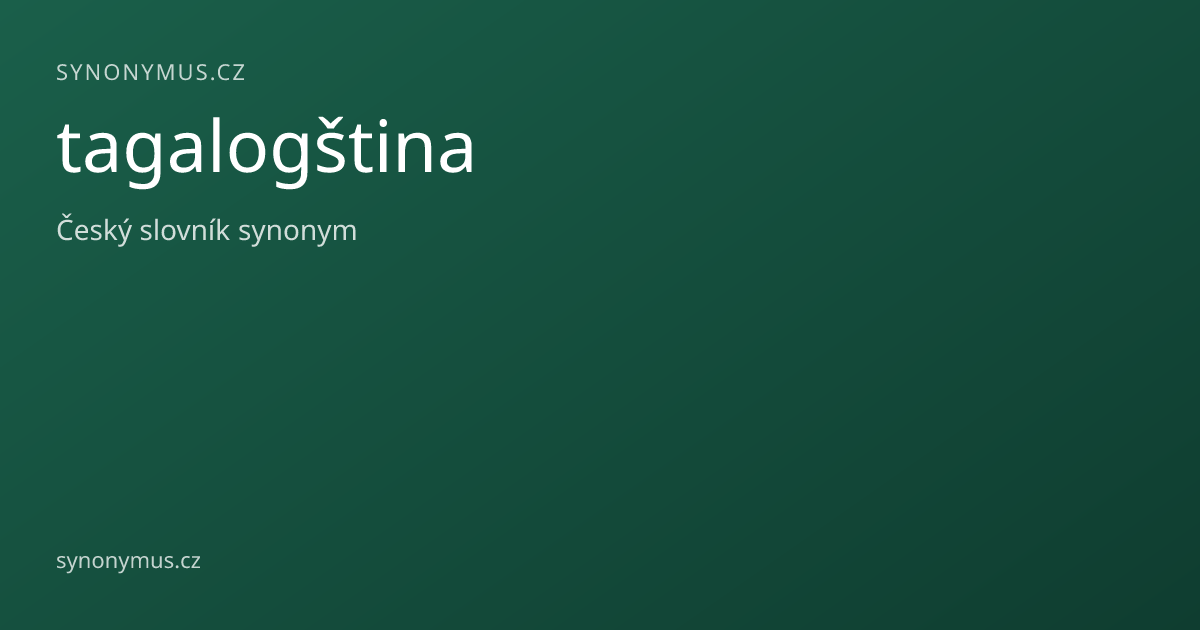 Náhled odkazu: tagalogština