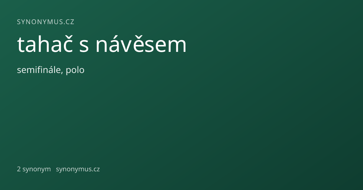 Náhled odkazu: tahač s návěsem