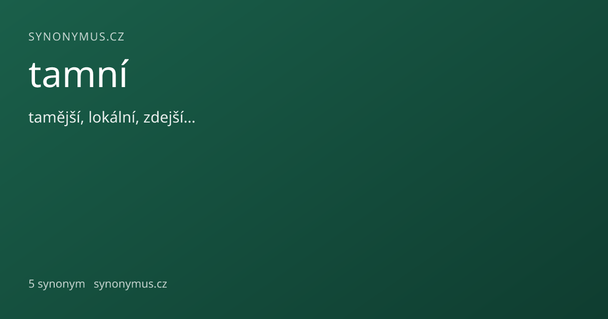 Náhled odkazu: tamní