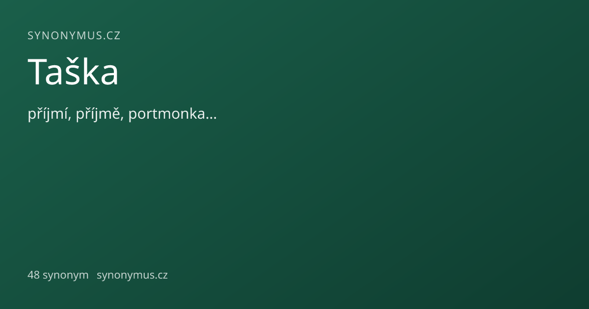 Náhled odkazu: Taška