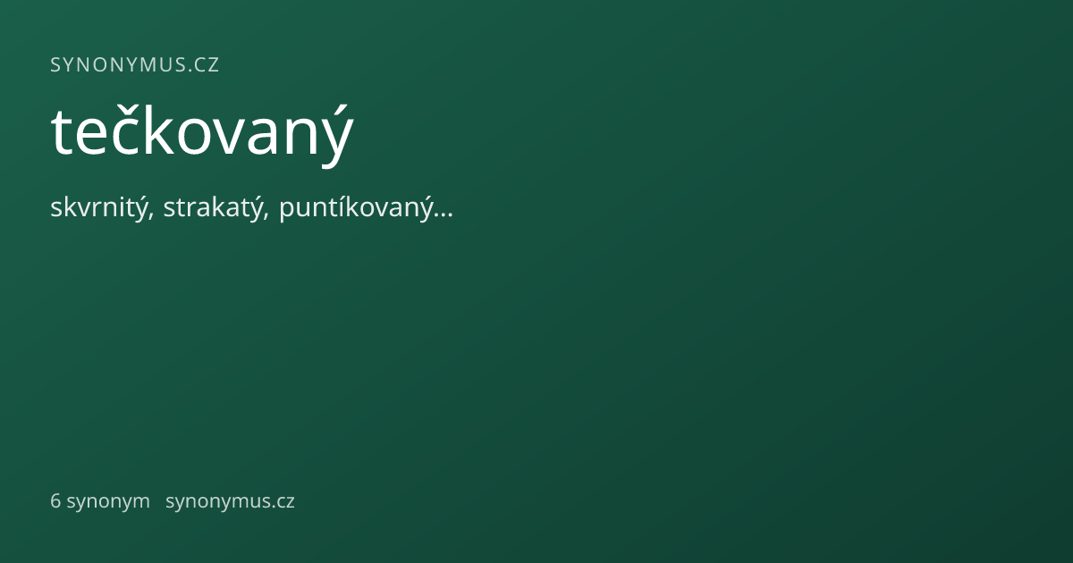 Náhled odkazu: tečkovaný