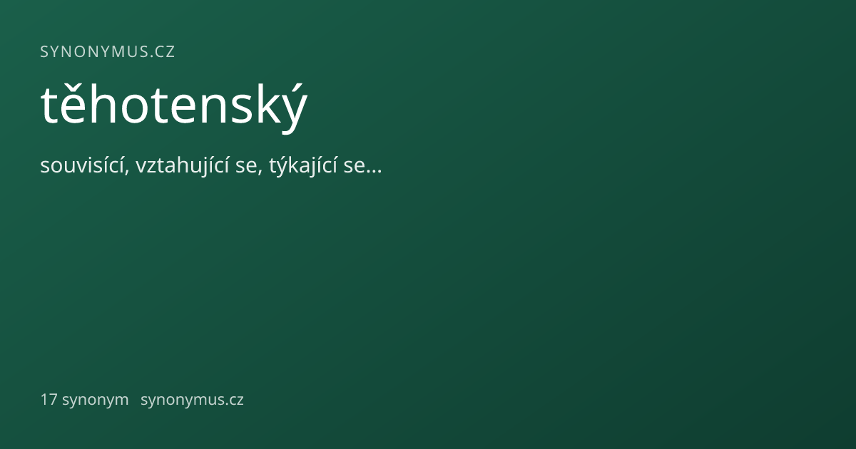 Náhled odkazu: těhotenský