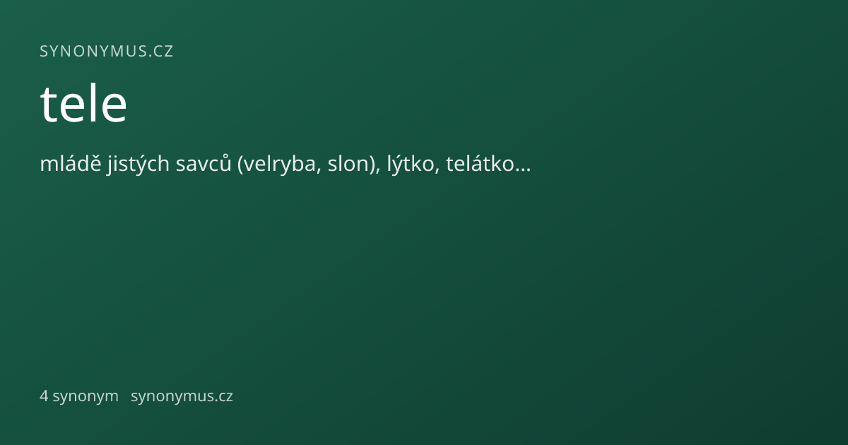 Náhled odkazu: tele
