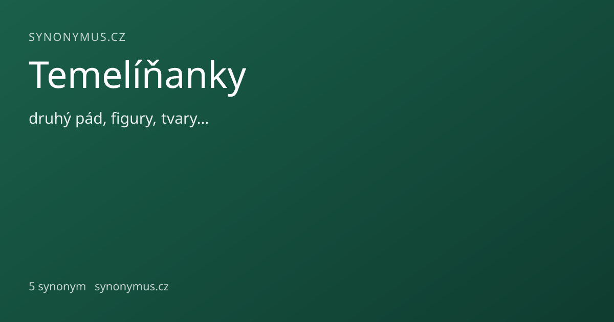 Náhled odkazu: Temelíňanky