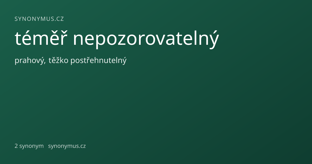 Náhled odkazu: téměř nepozorovatelný