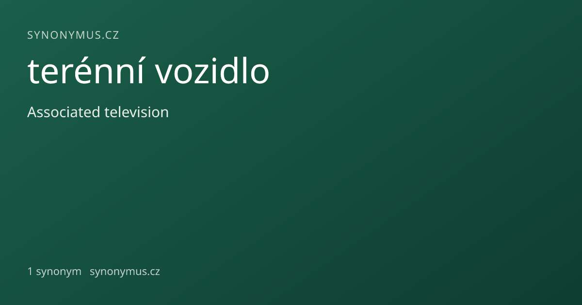 Náhled odkazu: terénní vozidlo