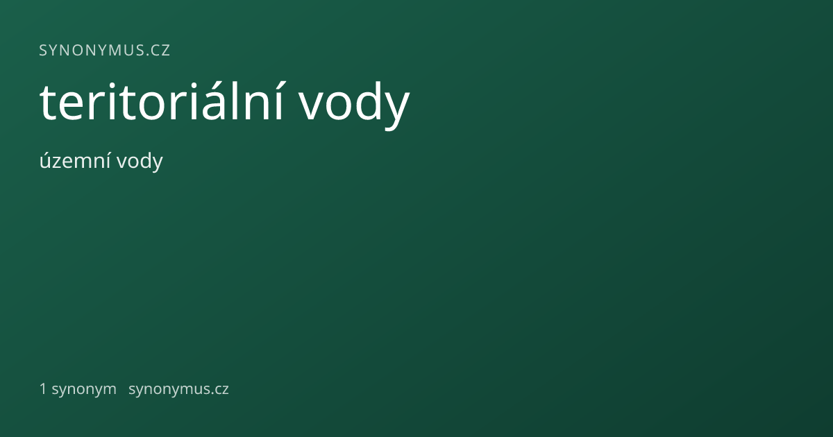 Náhled odkazu: teritoriální vody
