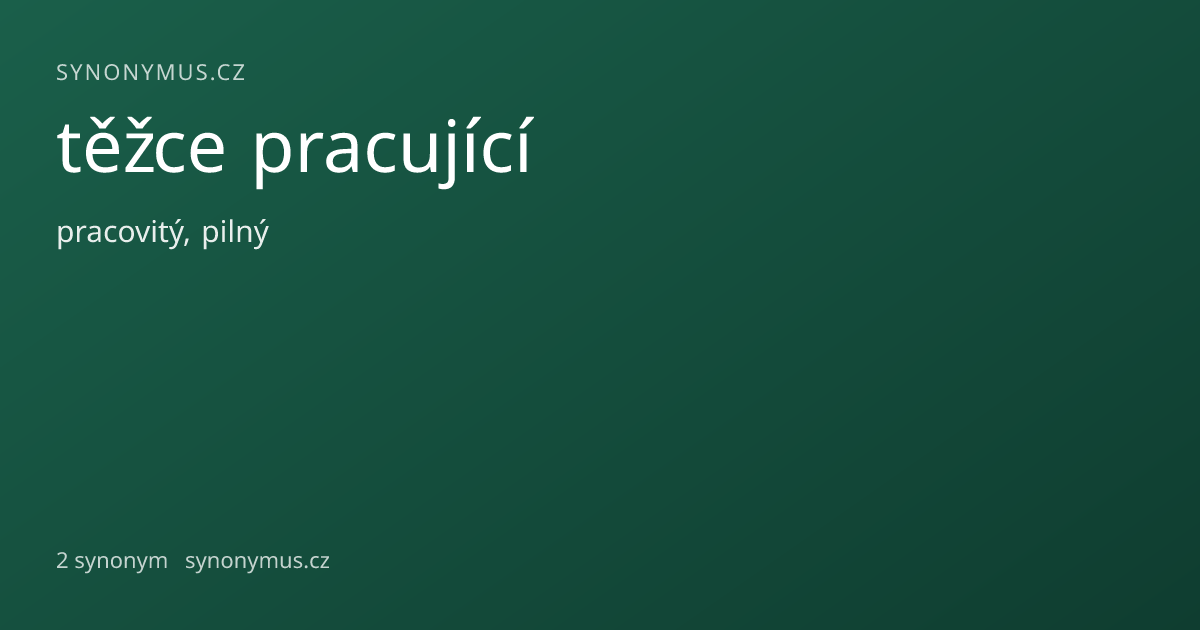 Náhled odkazu: těžce pracující
