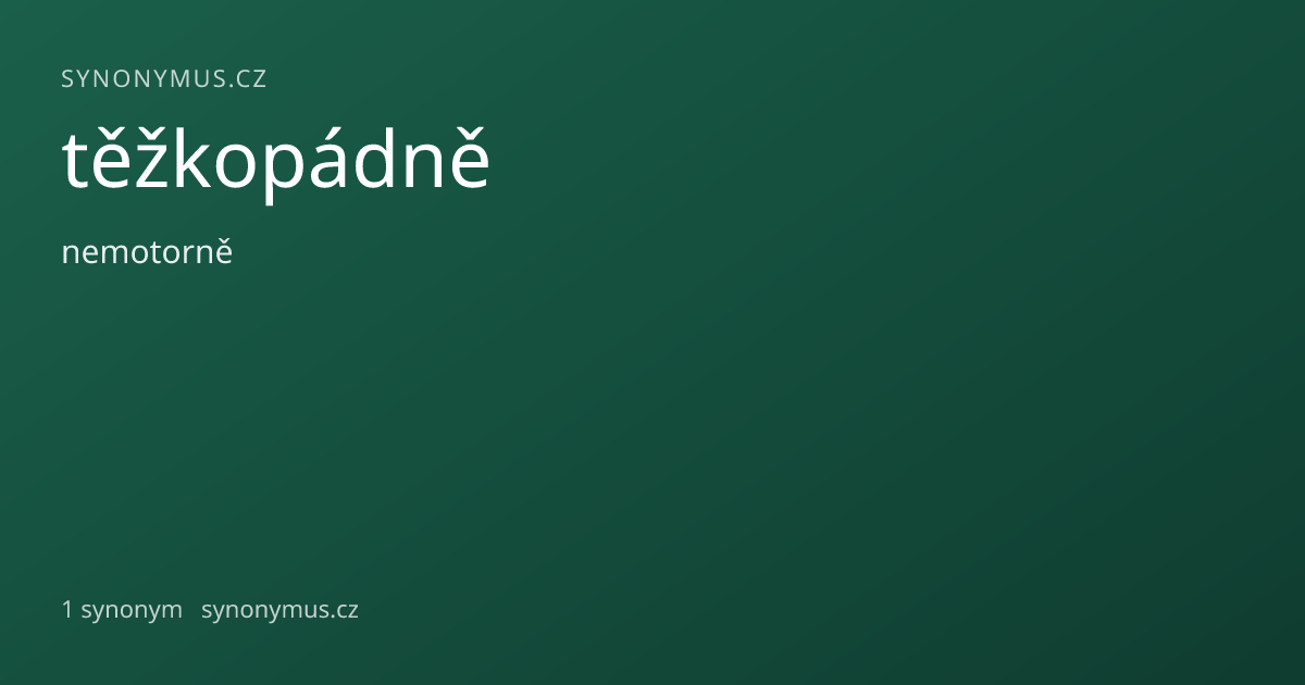 Náhled odkazu: těžkopádně