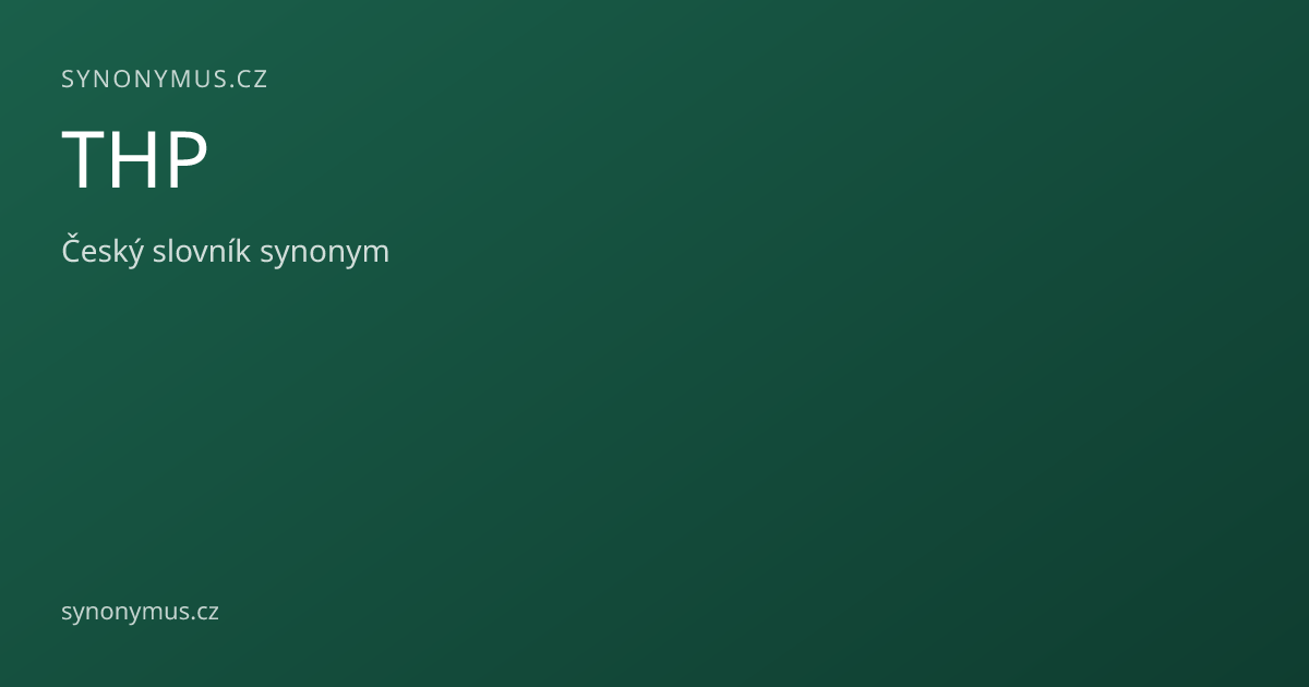 Náhled odkazu: THP