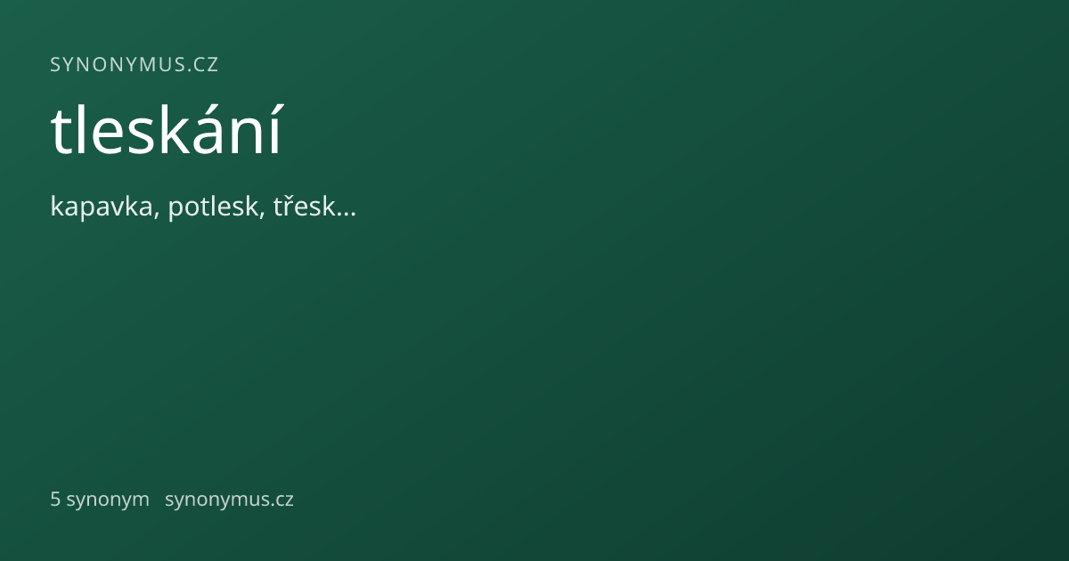 Náhled odkazu: tleskání