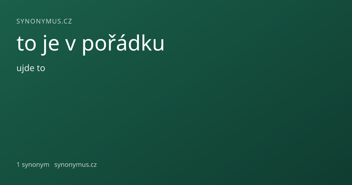 Náhled odkazu: to je v pořádku