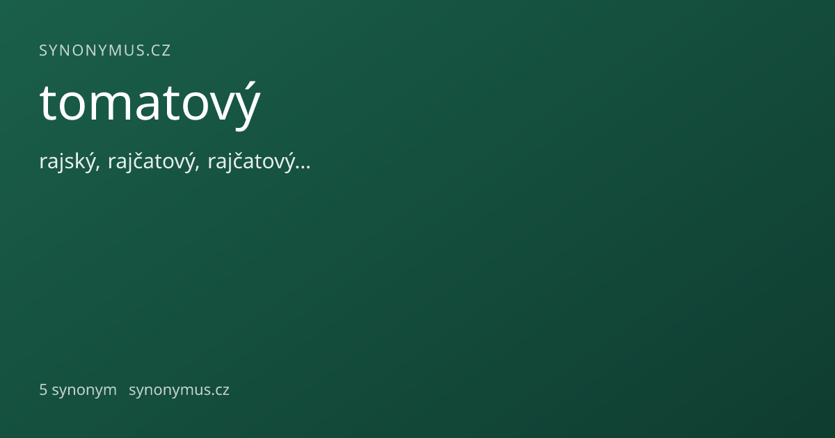 Náhled odkazu: tomatový