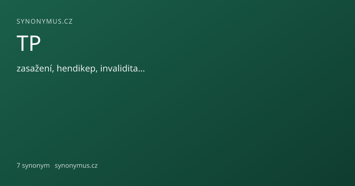 Náhled odkazu: TP