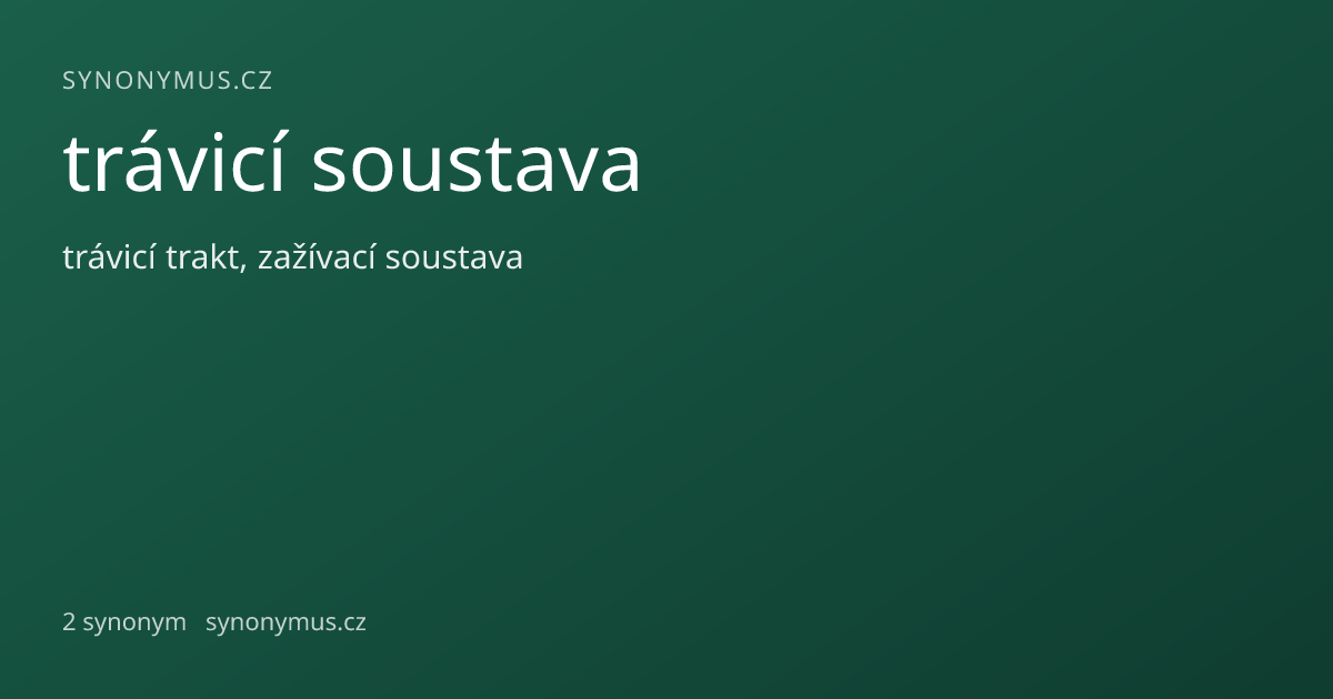 Náhled odkazu: trávicí soustava